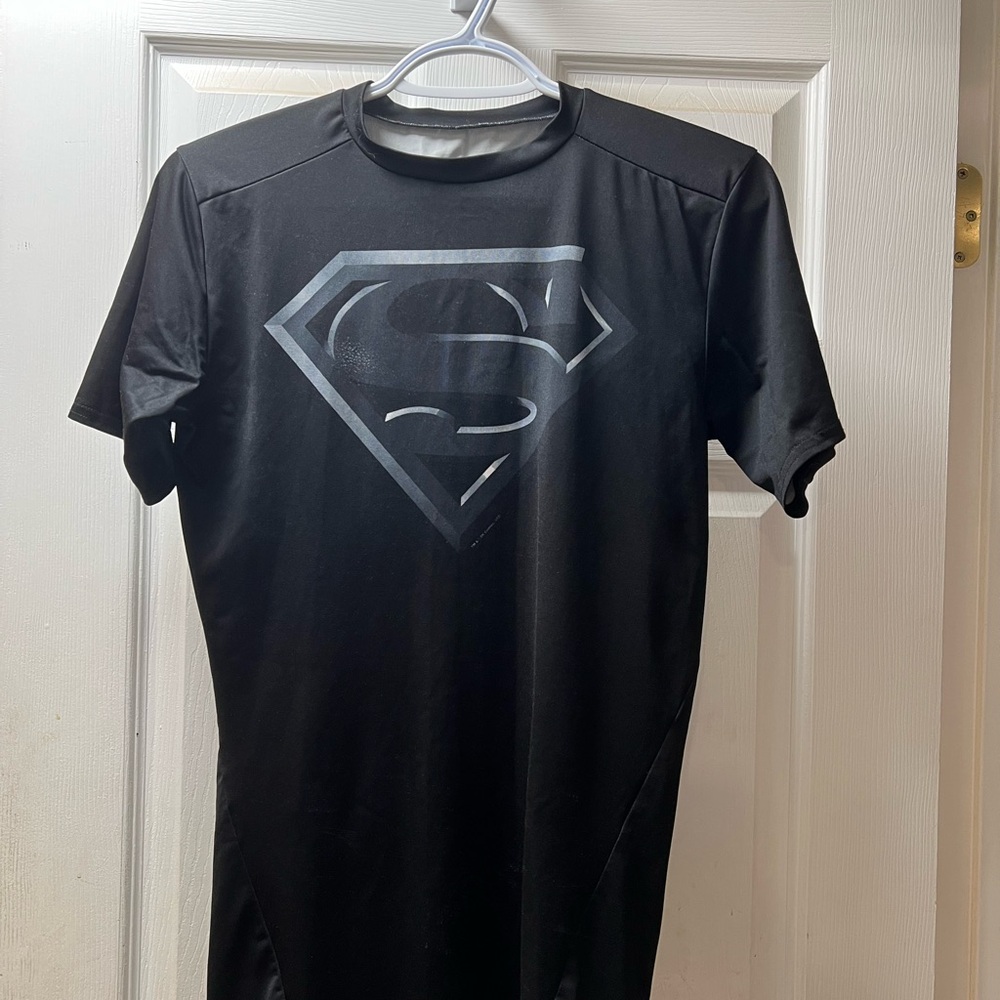 Under Armour compression superman shirt